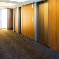 リバーポイントタワー　共用廊下