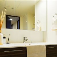 リバーポイントタワー　洗面所